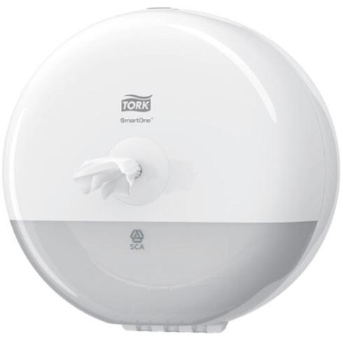 Tork T9 SmartOne Mini Toilet Roll Dispenser White