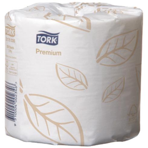 Tork T4 Premium 2ply Extra Soft Conventional Toilet Rolls 280s Ctn/48 (2170336)