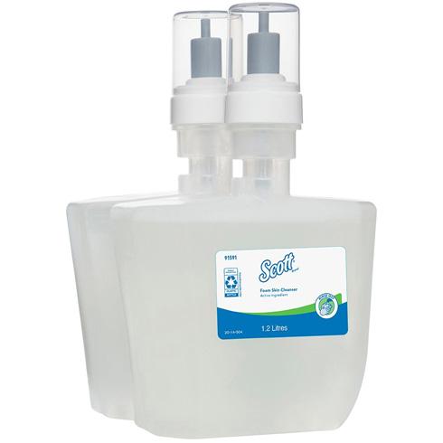 KC Scott Moisturising Foam Skin Cleanser 1.2l  2/carton 91591 (SOLD CTN)
