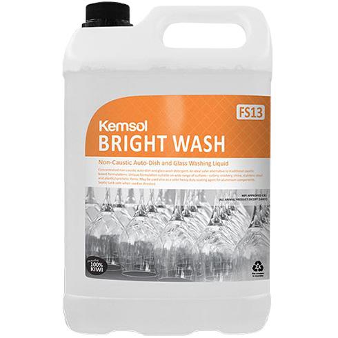 Kemsol Bright Wash 5L (Non-Caustic Auto Dish Detergent)