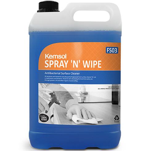 Kemsol Spray'n' Wipe Antibac 5L