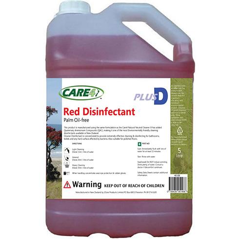 Care4 Plus D Red Disinfectant 5L