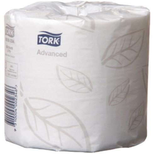 Tork T4 Advanced 2ply Soft Conventional Toilet Rolls 400sh 48/pkt (000234)