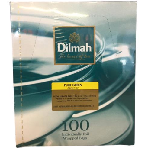Dilmah Enveloped Pure Green Tea Bags 100s