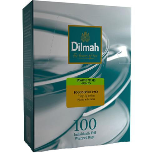 Dilmah Enveloped Jasmine Green Tea Bag 100s