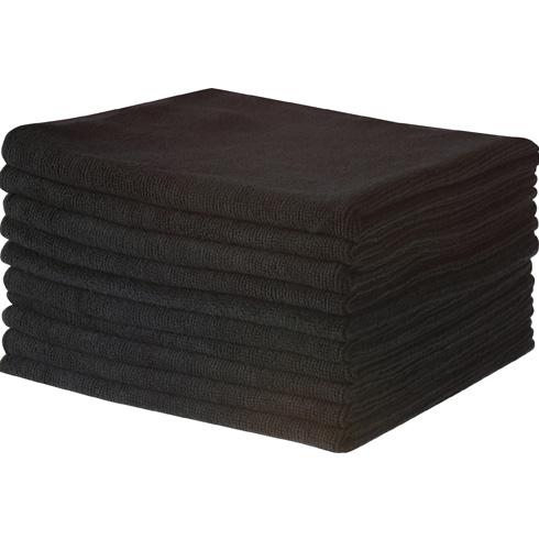 Microfibre Cloth Black 40cm x 40cm Each