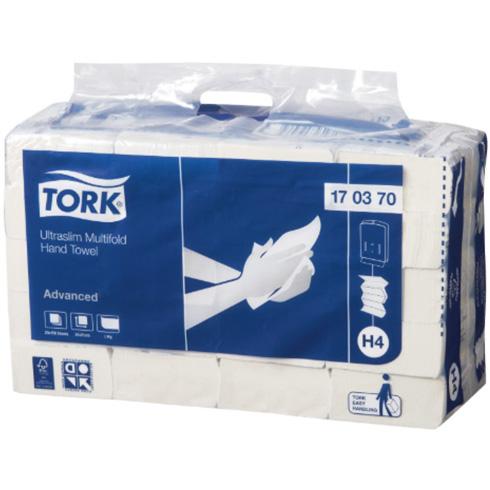Tork H4 Advanced 1ply Ultraslim Paper Towels Ctn/20 (170370)