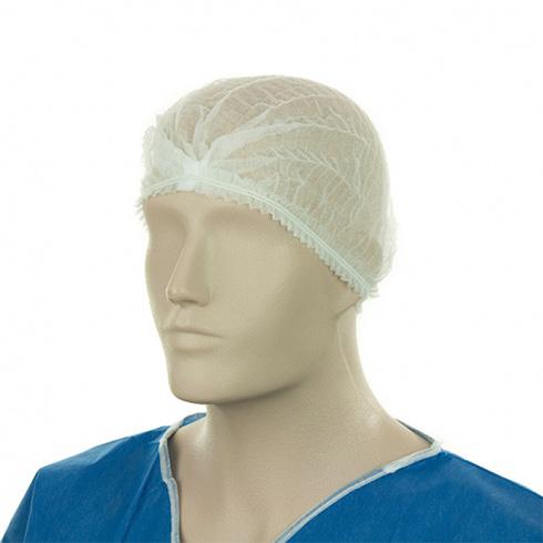 Disposable Crimp Hair Nets WHITE (2301) **53cm** 100/packet