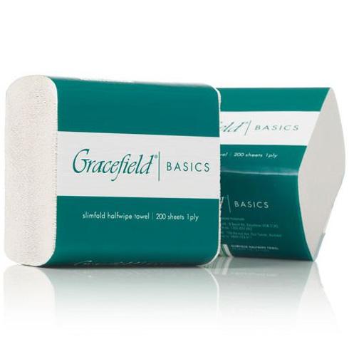 Livi 1ply Slimline Half Wipe Paper Towels (7451) 40/ctn