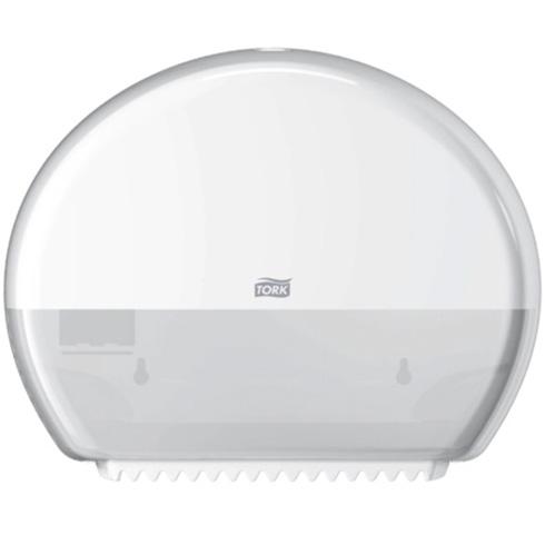 Tork T2 Mini Jumbo Reserve Toilet Roll Dispenser White - 555000