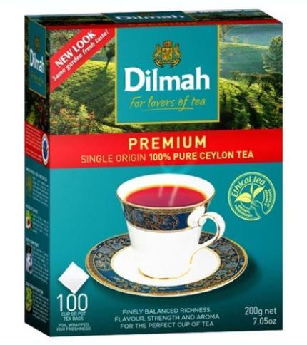 Dilmah Premium Ceylon Teabags pkt/100