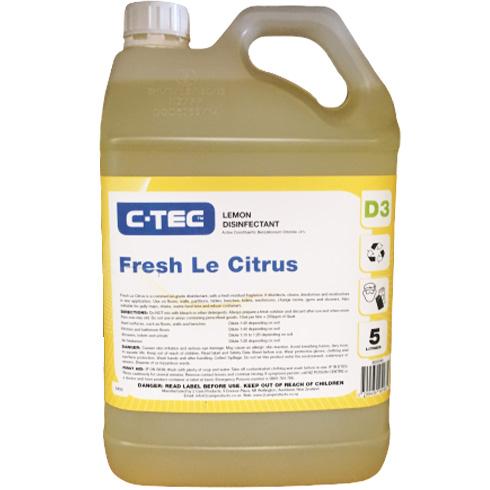 C-Tec Fresh Le Citrus Disinfectant 5L