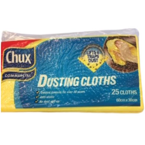 Chux Dusting Cloth Oil Impregnated Pkt/25 - Yellow