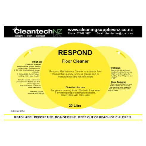 Cleantech Tauranga Respond 20L