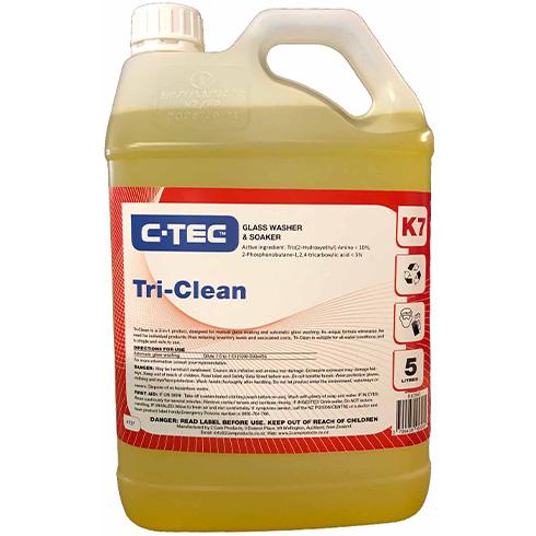 C-Tec Triclean Glass Wash & Soaker 5L