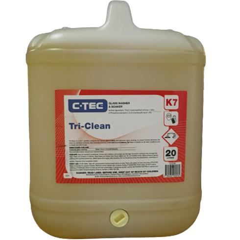 C-Tec Triclean Glass Wash & Soaker 20L