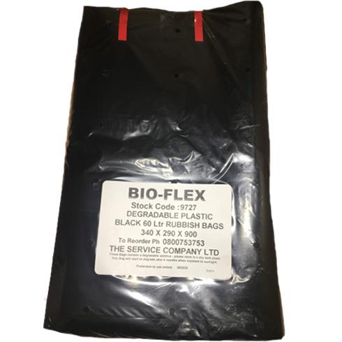 Bioflex Black TOT 60ltr (Pkt/50)