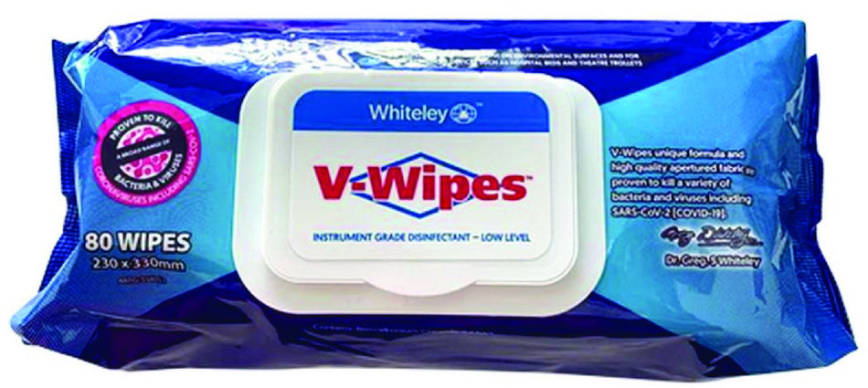 V-Wipes Antibacterial Disinfectant Wipe 80/pkt