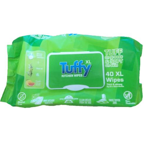 Tuffy XL Kitchen Wipes pkt/40