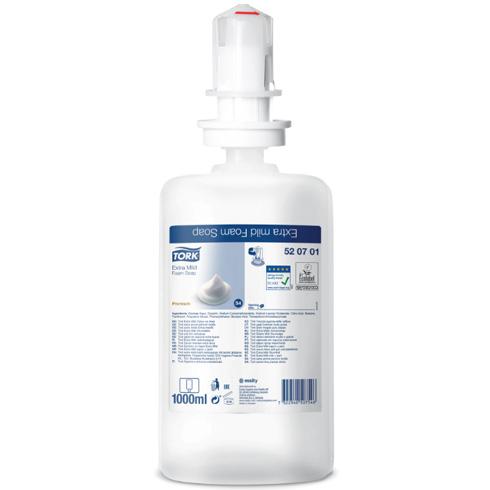 Tork S4 Extra Mild Foam Soap 1L Cartridge (520701)