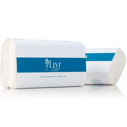 Livi Essentials 1ply Slimfold Paper Towels (1402) Ctn/20