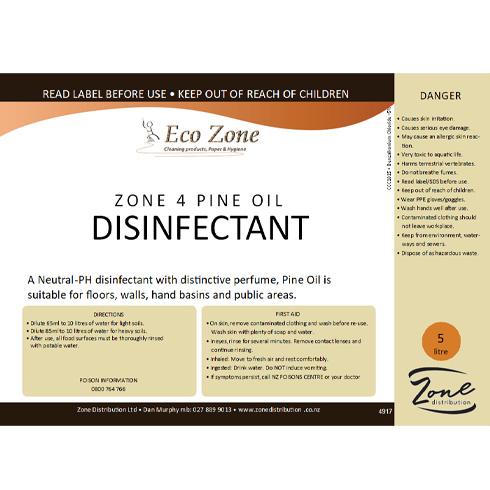 EZ Zone 4 Pine Disinfectant 5ltr