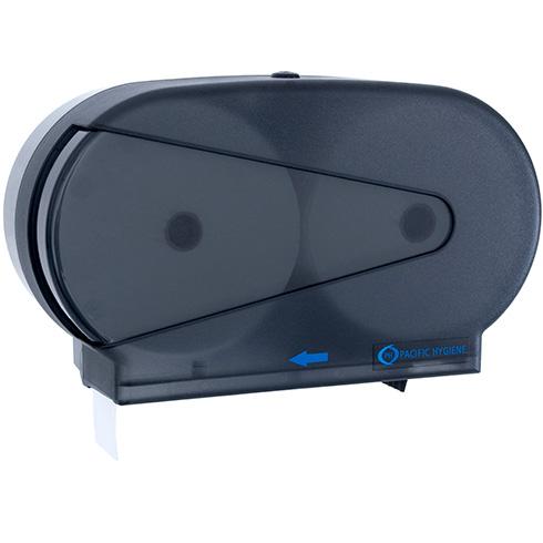 PH Mini Jumbo Double Toilet Paper Dispenser Black (D34B)