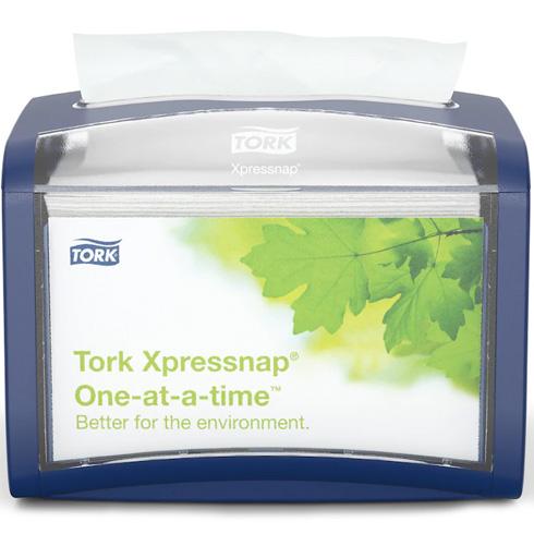 Tork N4 Xpressnap Tabletop Napkin Dispenser Blue