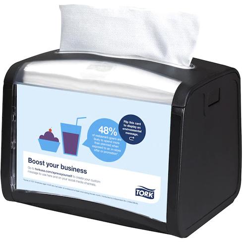 Tork N4 Xpressnap Tabletop Napkin Dispenser Black